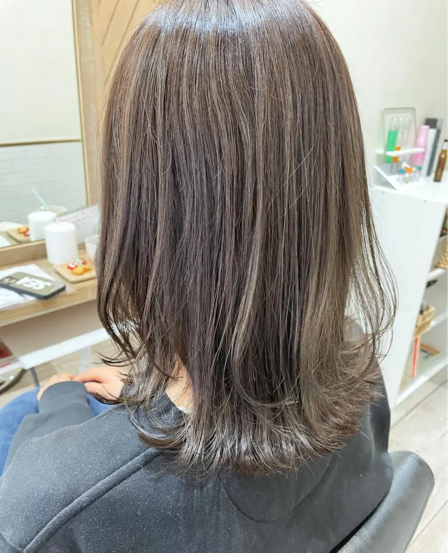 ミディアム カラー 空きあり💛 miho  大国町のヘアスタイル