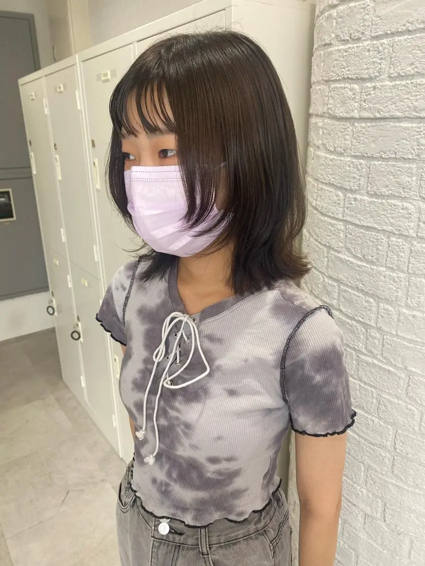 ミディアム FUJII MARINのヘアスタイル