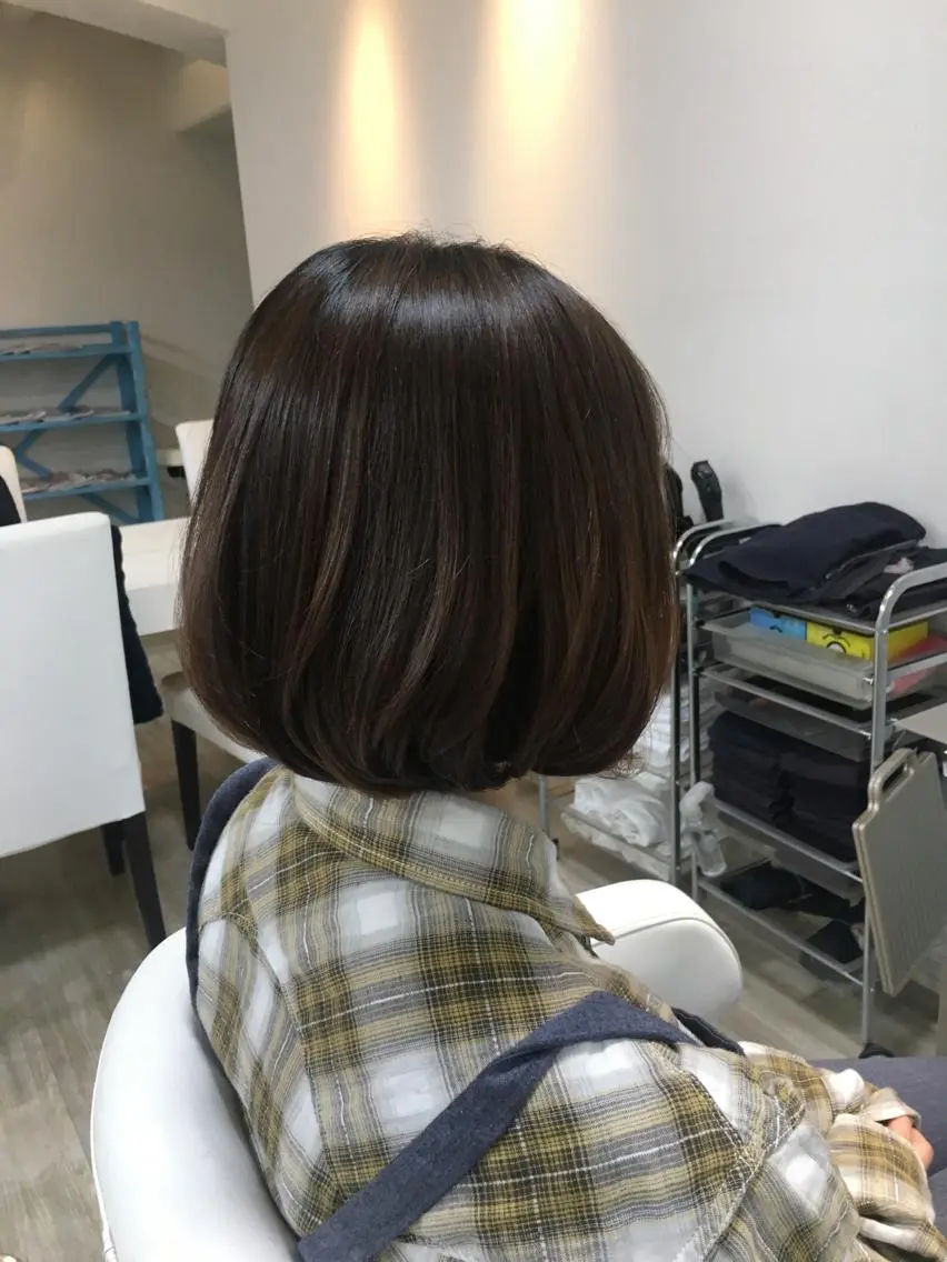 ミディアム ボブ カット トリートメント NATSUKI💟 EARTH二俣川のヘアスタイル