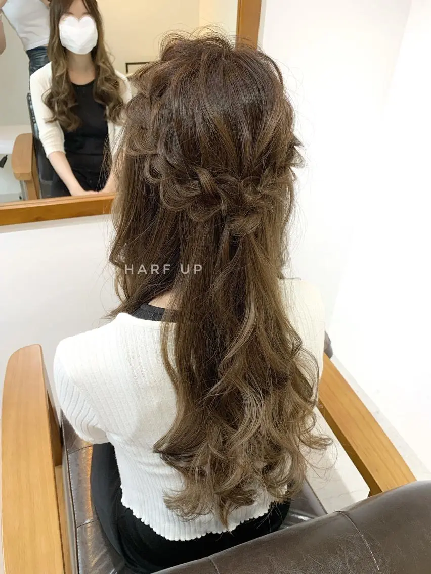 ロング ヘアセット LITTLE _KATOのヘアスタイル