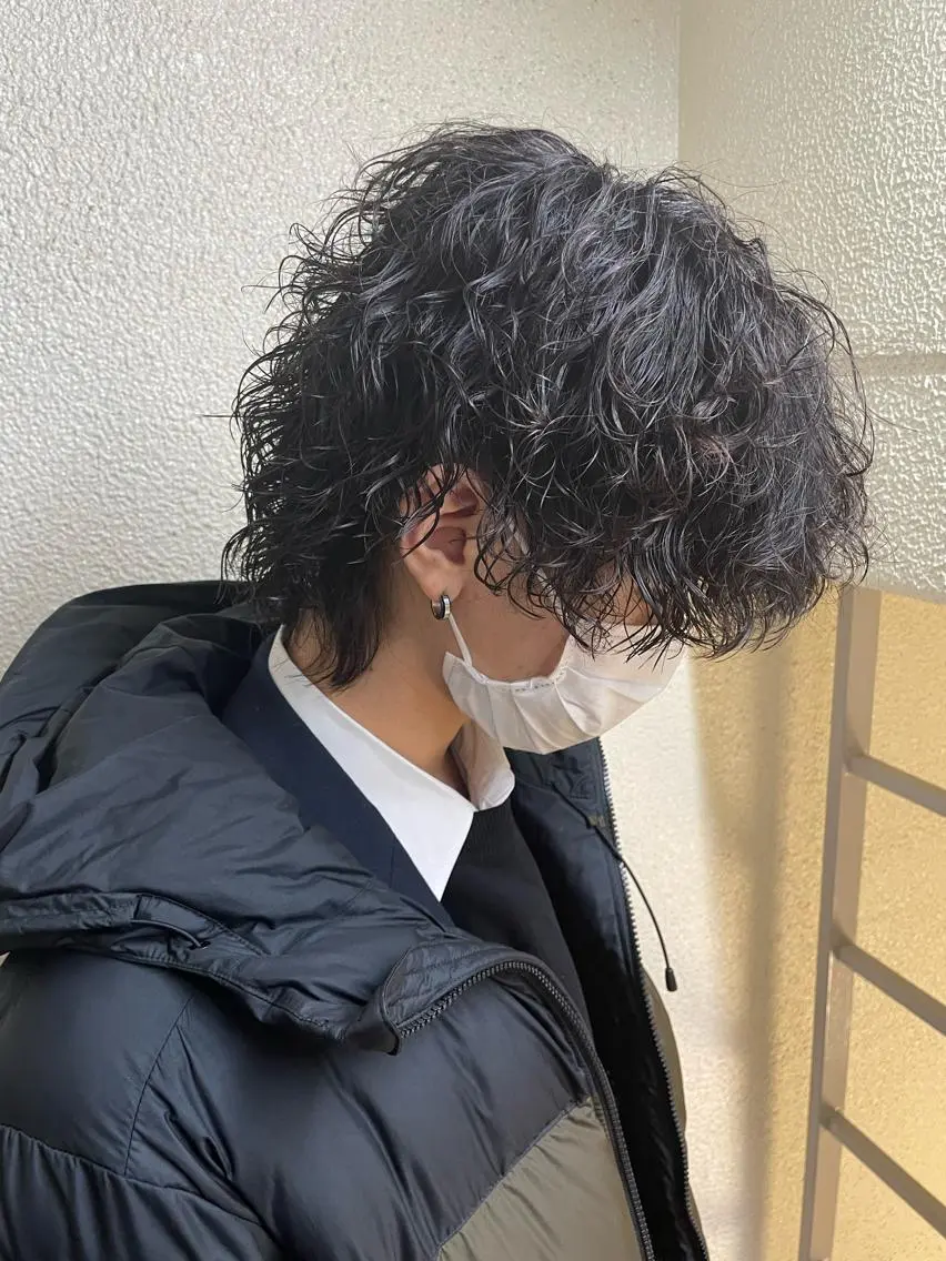 ショート パーマ メンズ 辻堂メンズ特化 YU-YAのヘアスタイル