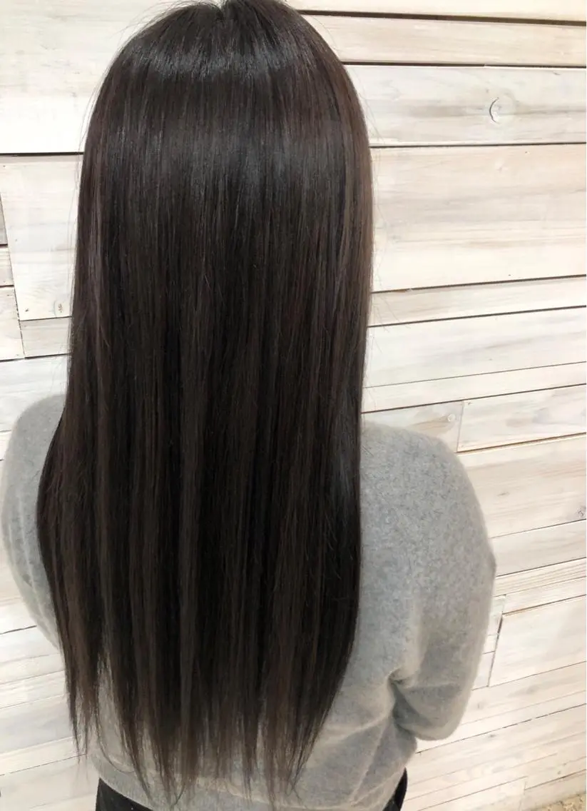 ロング カラー ヘアカラー トリートメント ○HITOMI ○のヘアスタイル