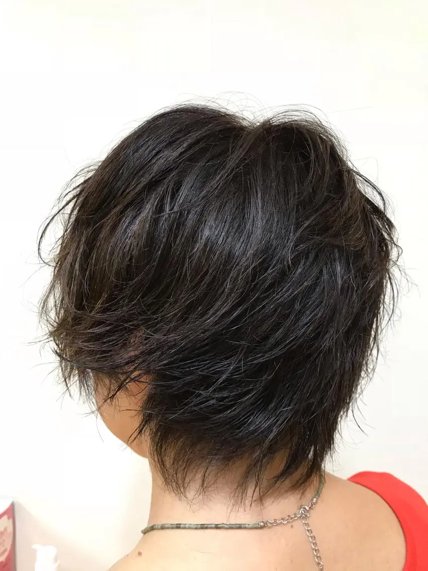ショート カラー パーマ 横田 尚登のヘアスタイル