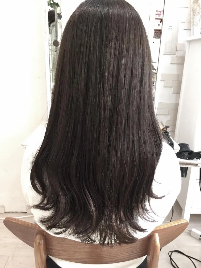 ショート ミディアム セミロング ロング カラー ダークグレー ダークグレージュ グレージュ 【代表】田川 祐也のヘアスタイル