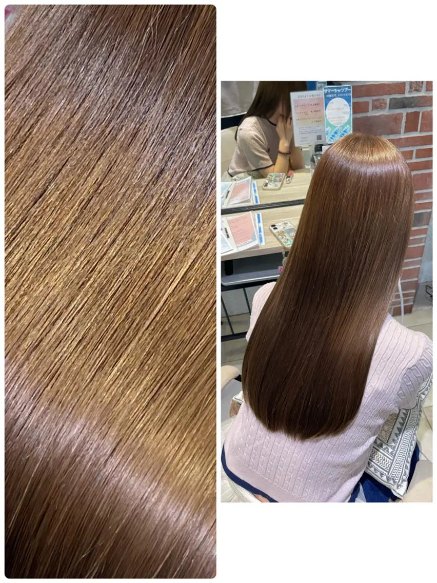 ロング カラー ヘアカラー 水戸/カラーモデル 🌈土方利恭のヘアスタイル