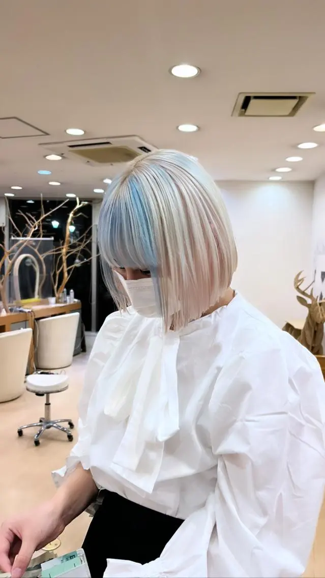 ショート カラー 💠つたふうか/ 韓国/メンズヘア💠のヘアスタイル