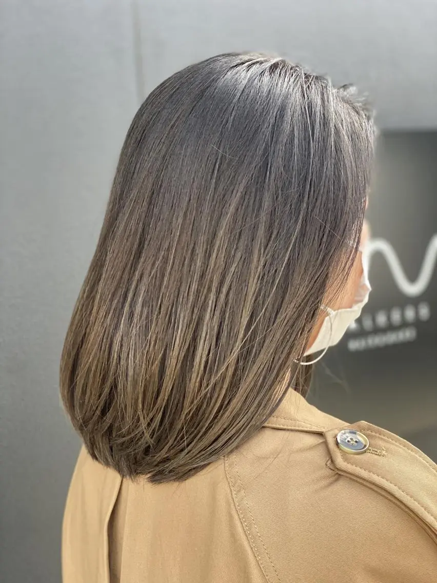 ミディアム 似合わせ透明感カラー 宇治　ヤマノのヘアスタイル