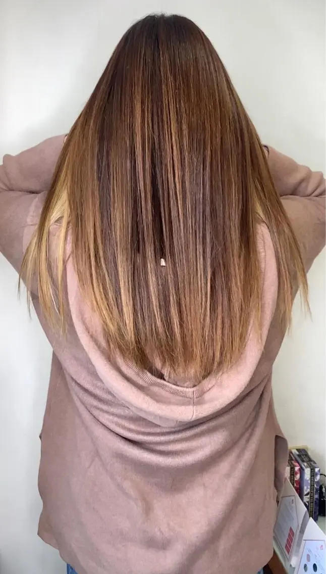 ロング ヘアカラー トリートメント Lino♚﻿ MOMOKA💖のマツエク・マツパデザイン