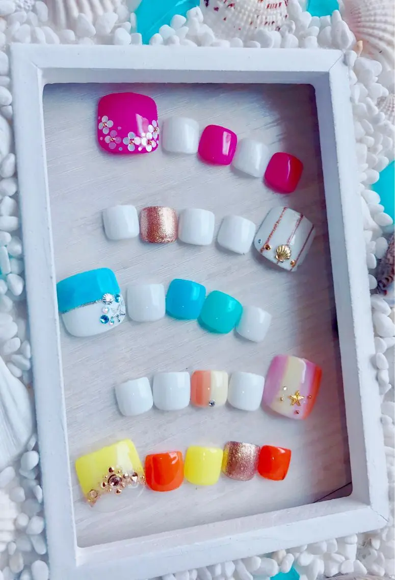 ネイル フットネイル ジェルネイル M's nail ..高幡不動のネイルデザイン