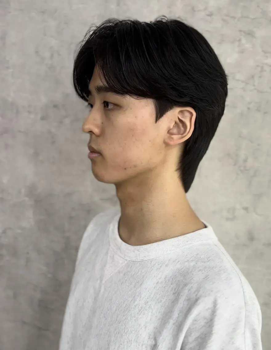 ミディアム ミディアムパーマ カット パーマ トリートメント ヘアセット Men's Eir Kodamaのヘアスタイル