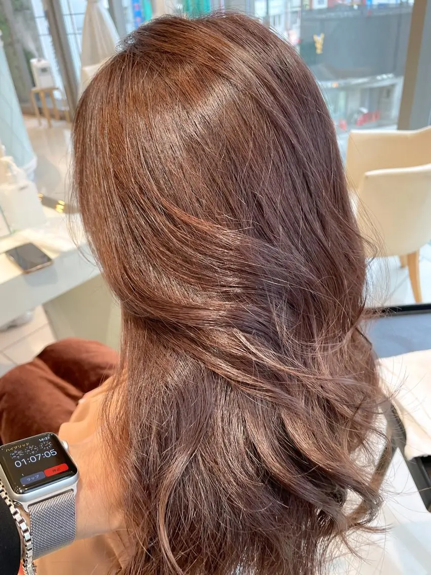 ロング カット ヘアカラー トリートメント ♡大人カワイイ hair♡徳井はやとのヘアスタイル