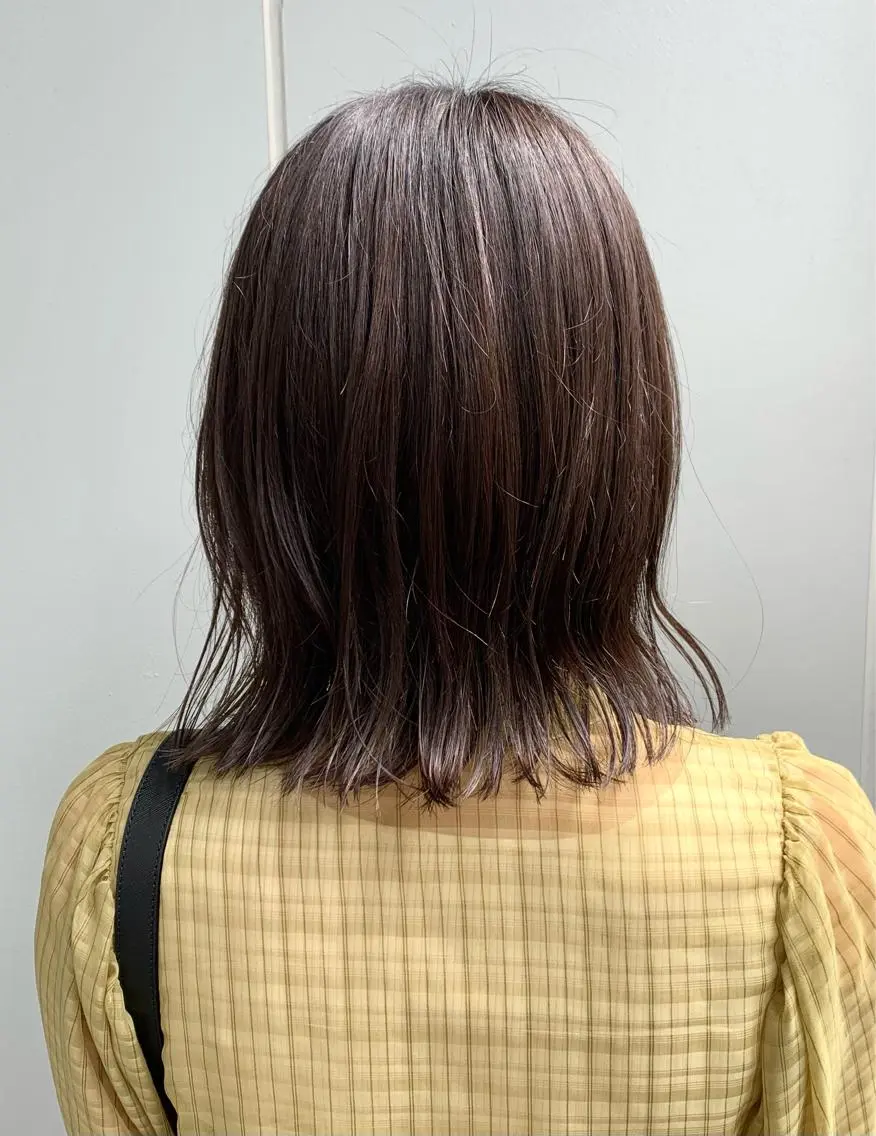 ミディアム カラー カット ヘアカラー トリートメント 明治神宮前 NANAMIのヘアスタイル