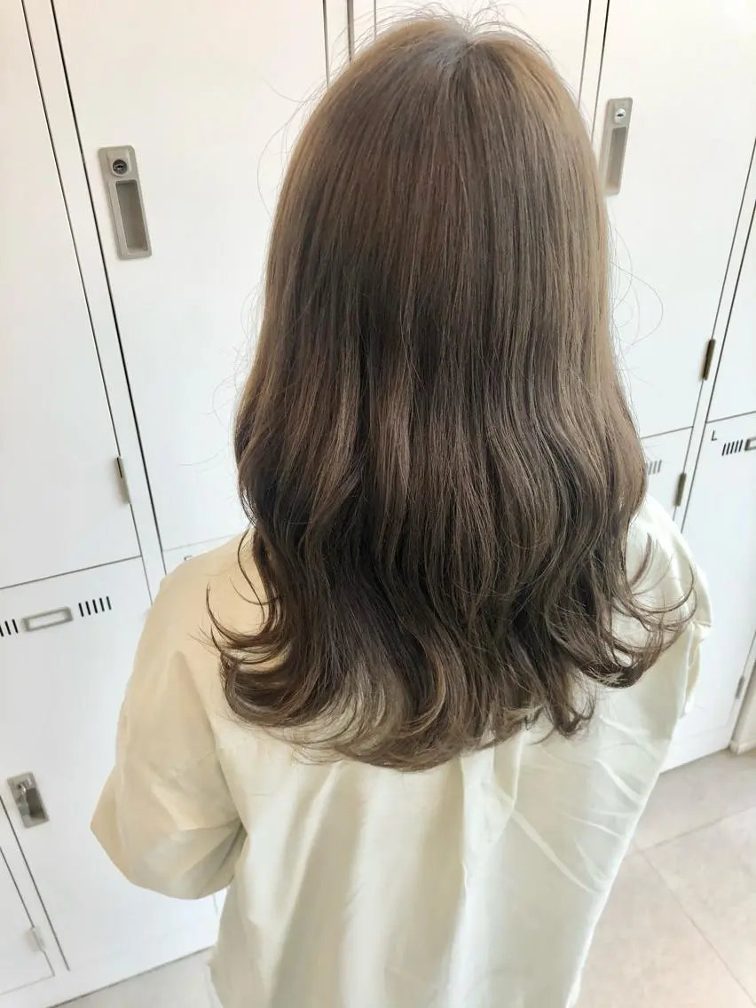 ロング カラー ベージュカラー Saori / ボブ /顔周り/カラー🎀のヘアスタイル