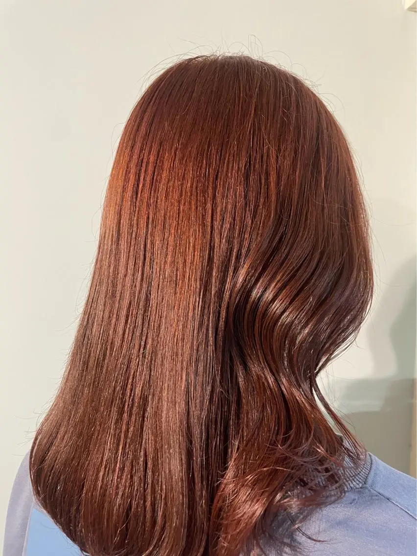 セミロング カラー セミロングパーマ バレイヤージュ ブリーチ ケアブリーチ ダブルカラー カット ヘアカラー トリートメント Luana / 公式 / 大通のヘアスタイル
