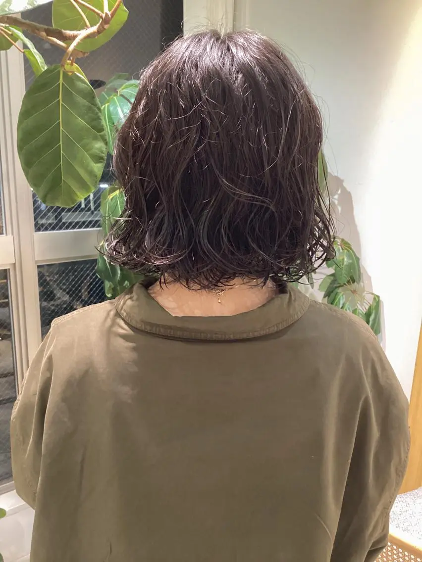 ミディアム パーマ FILMS/sari /似合わせカットのヘアスタイル