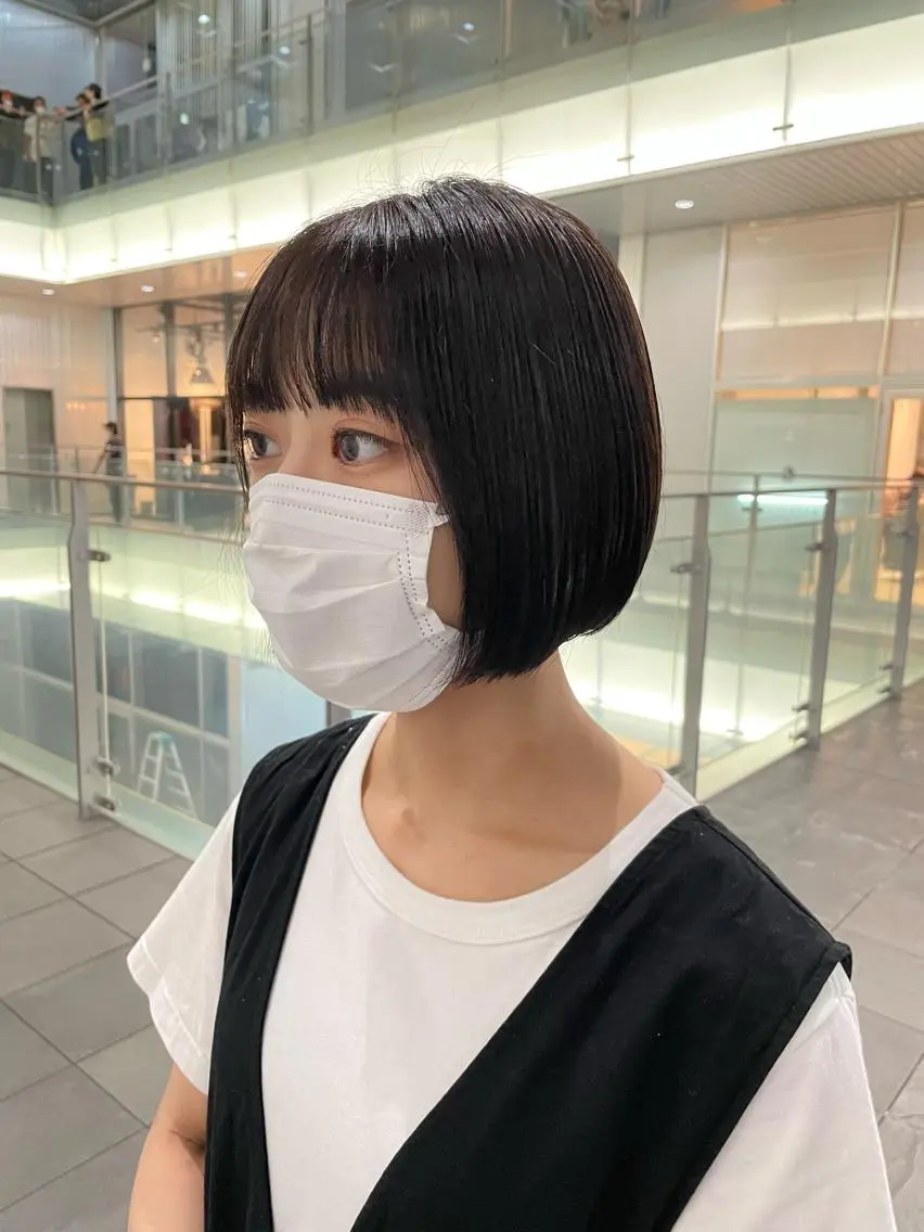 ショート 不破一輝/栄/矢場町 ボブ/レイヤー/艶髪のヘアスタイル