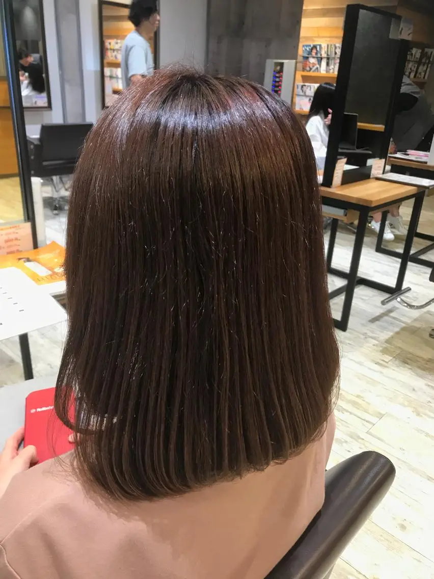 ミディアム カラー パーマ ヘアアレンジ メンズ キッズ ネイル マツエク・マツパ ヘアカラー EnBlesS西宮 マンツーマン神道有基のヘアスタイル