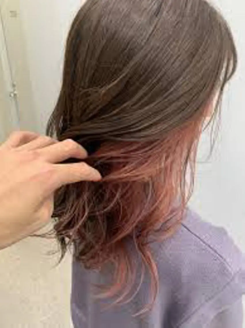セミロング カット ヘアカラー 不動令 認定カラーリストのヘアスタイル
