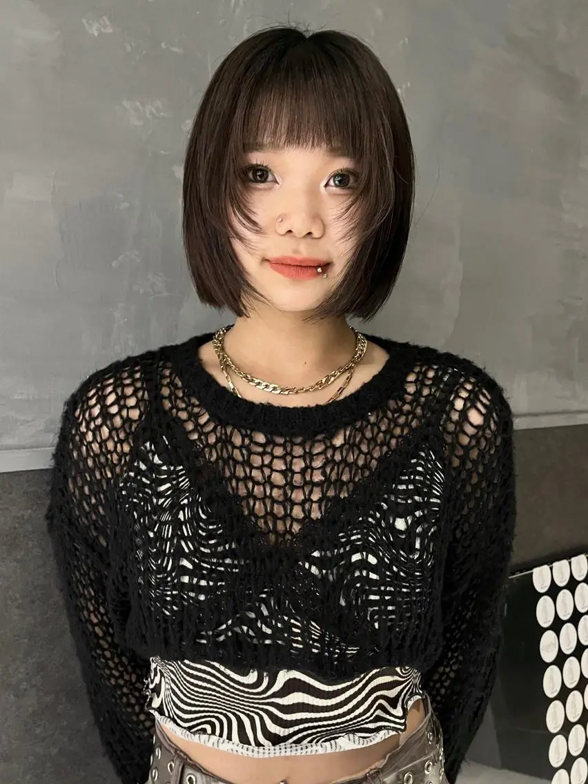 ショート カラー カット 田中 里奈のヘアスタイル
