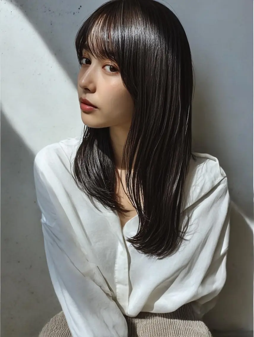 ミディアム TELAHAIR 髪質改善特化型サロンのヘアスタイル