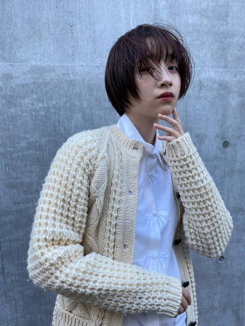 ショート カラー カット ヘアカラー トリートメント 🟩白髪ぼかし ショート/大司のヘアスタイル
