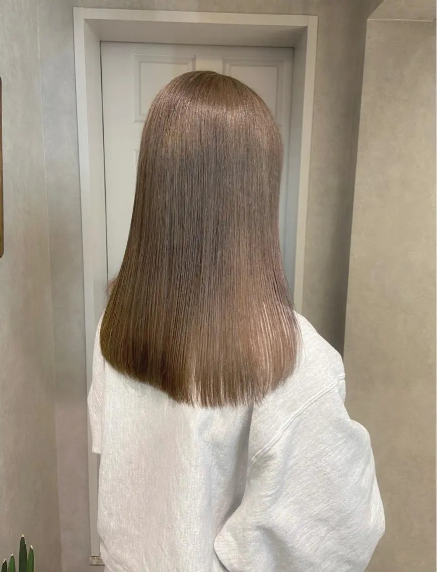 ロング カラー ベージュカラー ヘアカラー ヘアセット🎀パーマ Tsubasaのヘアスタイル