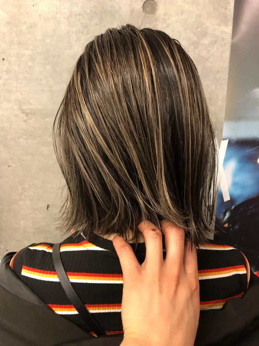 カラー 新宿/ハイトーン/ ボブ/Koheiのヘアスタイル