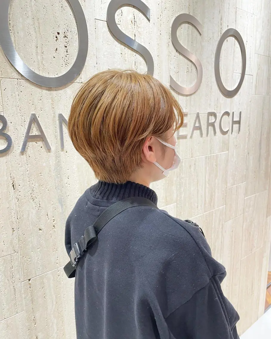 ショート カット ヘアカラー トリートメント 高橋 芽衣のヘアスタイル