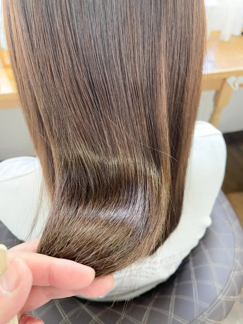 セミロング 髪質改善 カット ヘアカラー トリートメント ヘッドスパ 髪質改善 suzukiのヘアスタイル