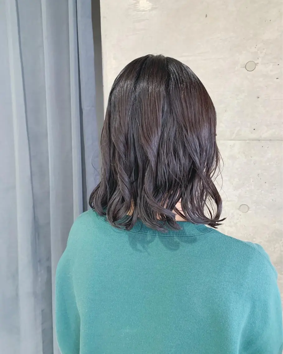 ショート パーマ カット ヘアカラー パーマ ボブパーマコテ巻き風 パーマNo1深江秀平のヘアスタイル