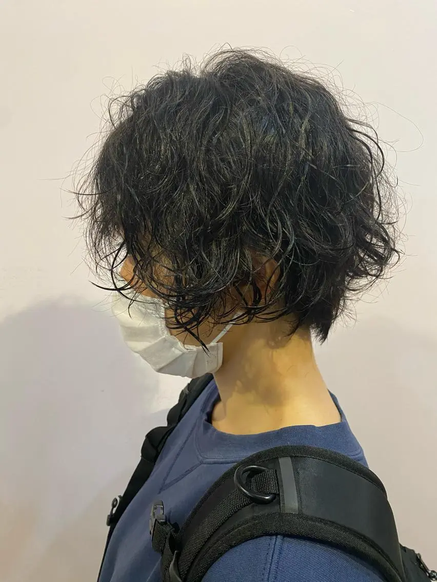 ショート パーマ パーマ 横川 みづきのヘアスタイル