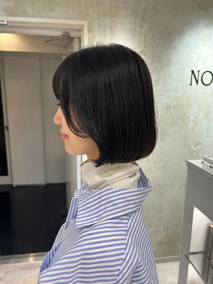 ミディアム タンバルモリ 小野 明日香のヘアスタイル