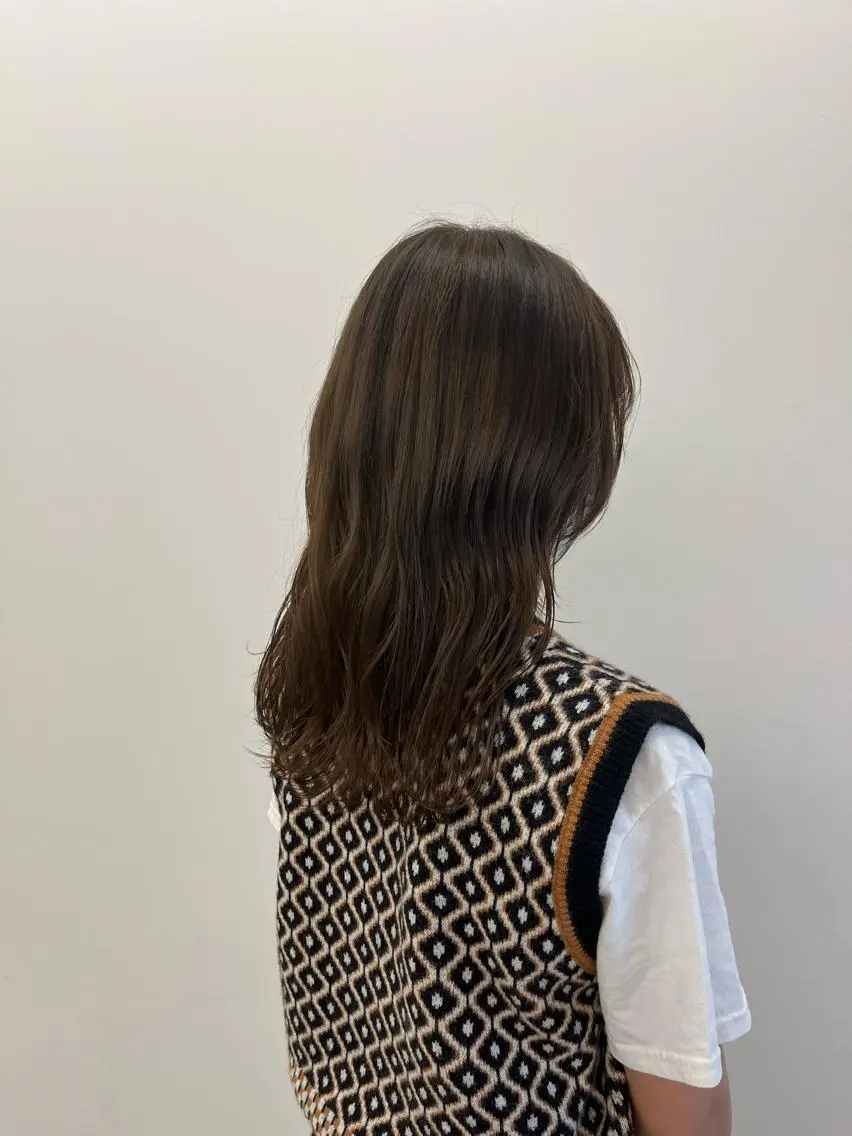 セミロング 韓国好き🇰🇷 美容師MIKUのヘアスタイル