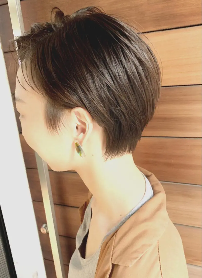 ショート カラー 大人女性ショート専門 tomodaのヘアスタイル