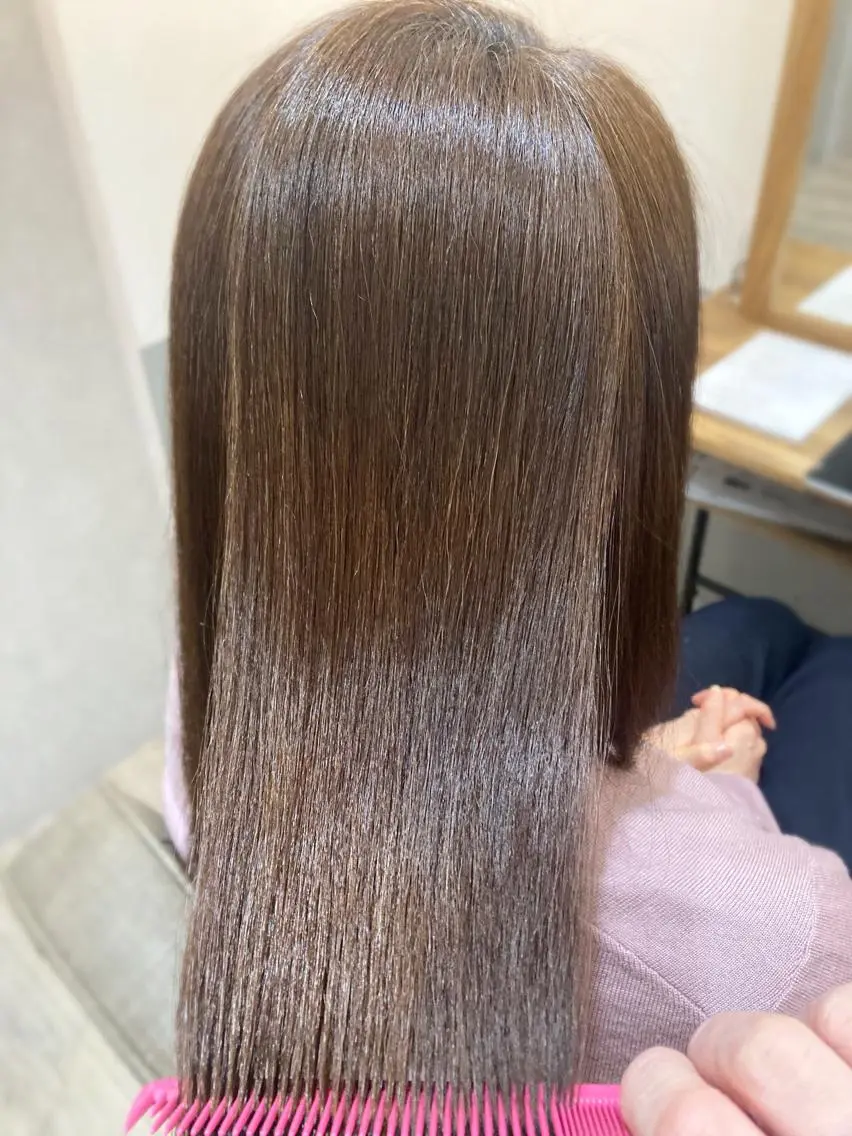 セミロング 髪質改善 カット トリートメント O maikoのヘアスタイル