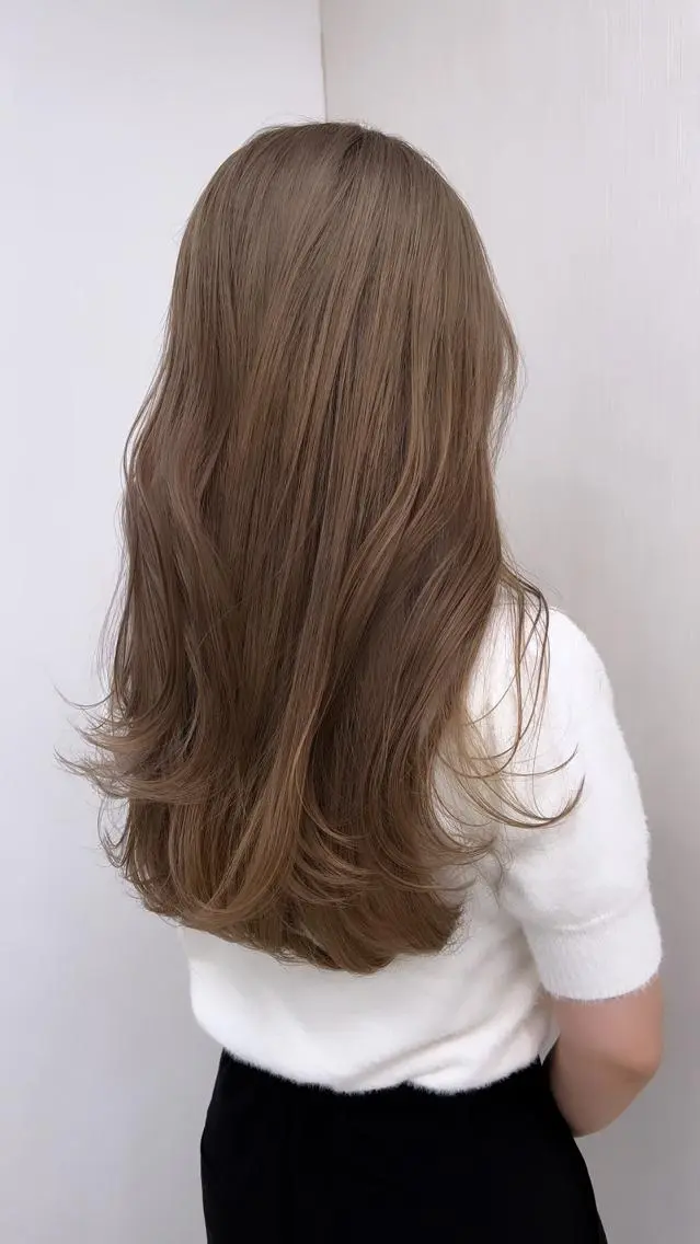 ロング カラー ベージュカラー 鷲嶺 風太朗のヘアスタイル