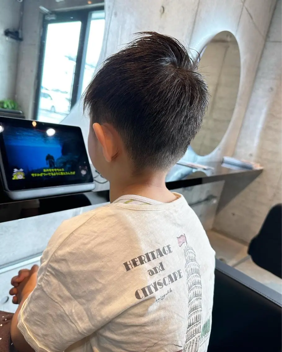 キッズ 坂元 智信のヘアスタイル