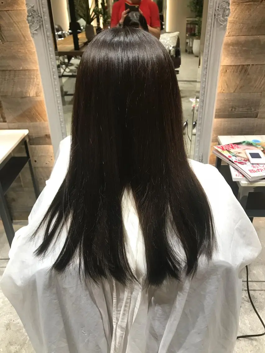ミディアム カラー アッシュ 透明感カラー 門脇 直也のヘアスタイル