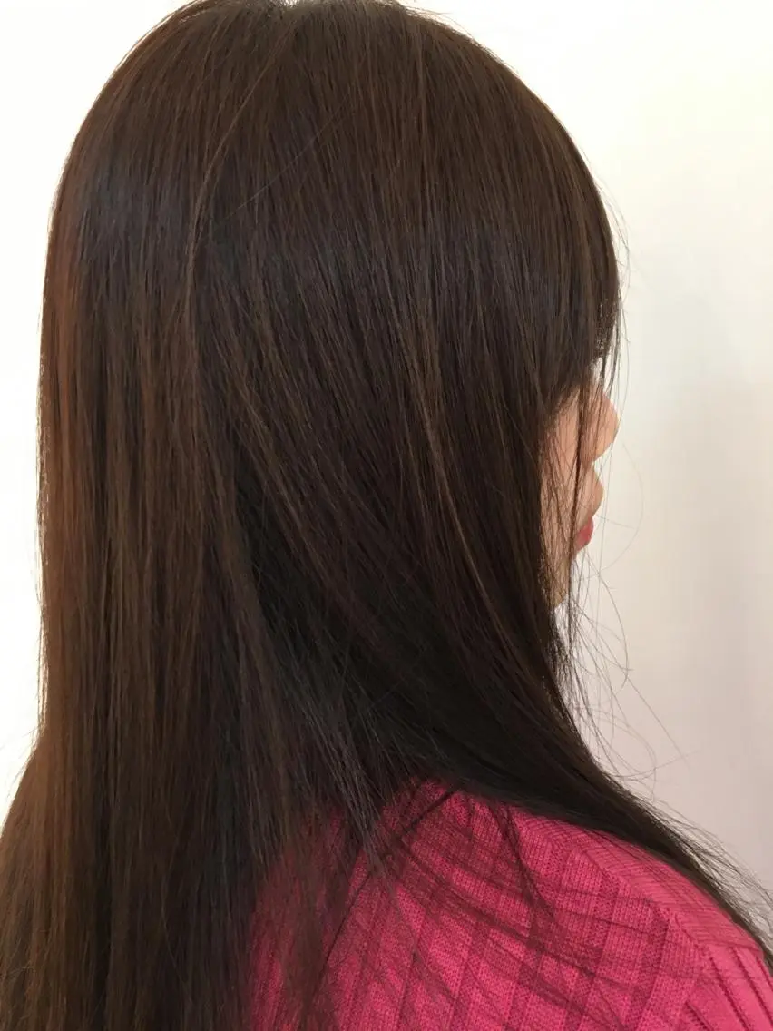 カラー たなか ちあきのヘアスタイル