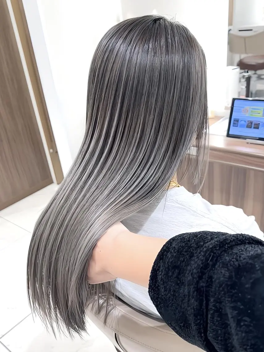 ロング カラー 髪質改善 ヘアカラー トリートメント 菅野翔汰/髪質改善 カラー/ブリーチのヘアスタイル