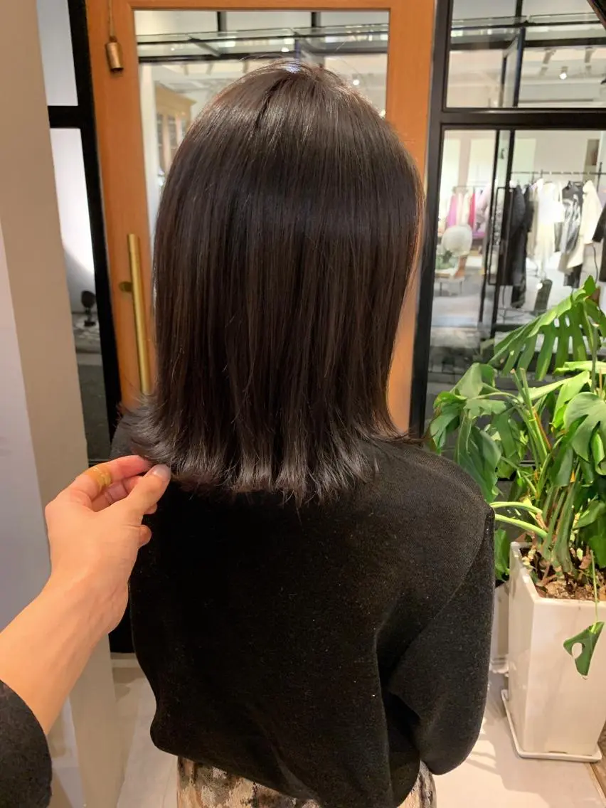 ミディアム 外ハネヘア arc. arc.のヘアスタイル