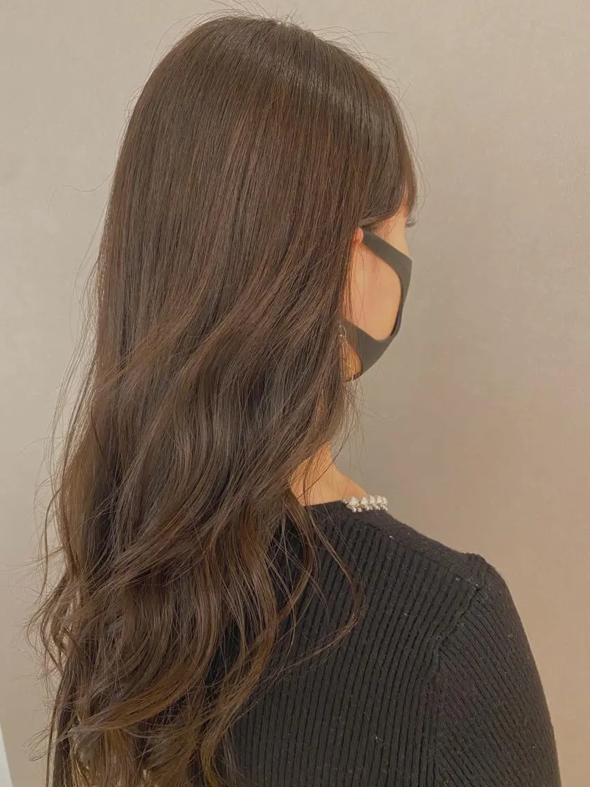 ロング ハイライト unopulir 景山 凌のヘアスタイル