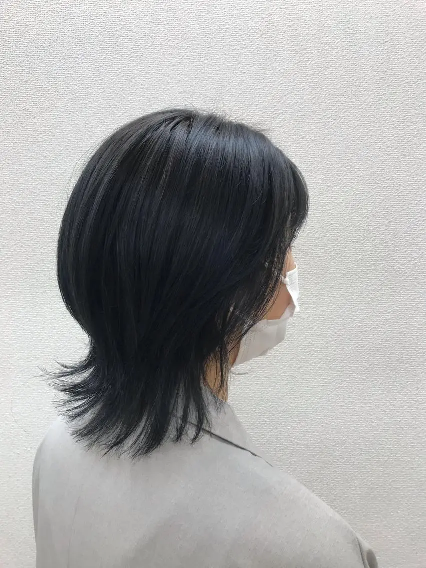 ミディアム もりたみかこ 美容師お休み中のヘアスタイル