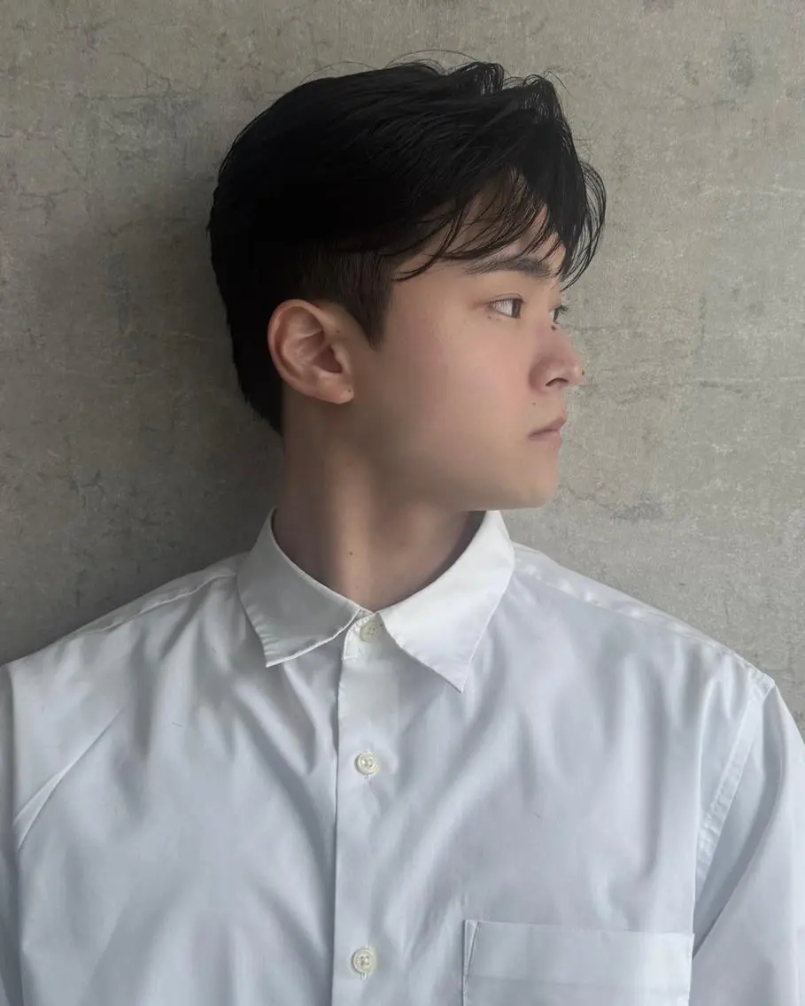 ミディアム ミディアムパーマ 韓国風ヘア カット トリートメント ヘアセット Men's Eir Kodamaのヘアスタイル