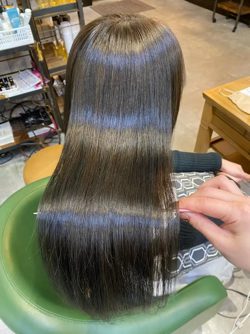 ロング カラー カット 縮毛矯正 トリートメント 【縮毛矯正特化】 kyokaのヘアスタイル