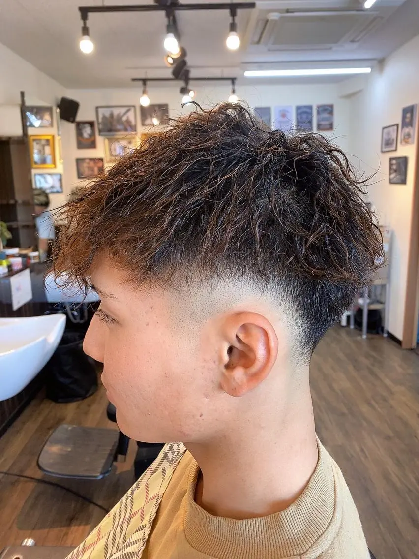 ショート パーマ 中田 孝之のヘアスタイル