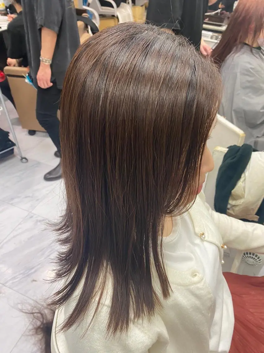 ロング レイヤーカット シャギー 目黒 碧人のヘアスタイル