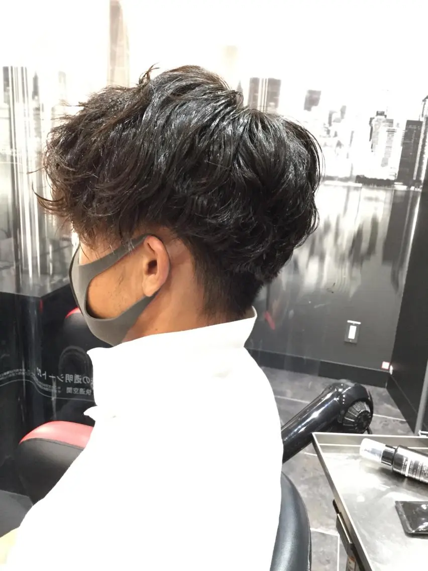 パーマ メンズ Annon プライベートサロンのヘアスタイル