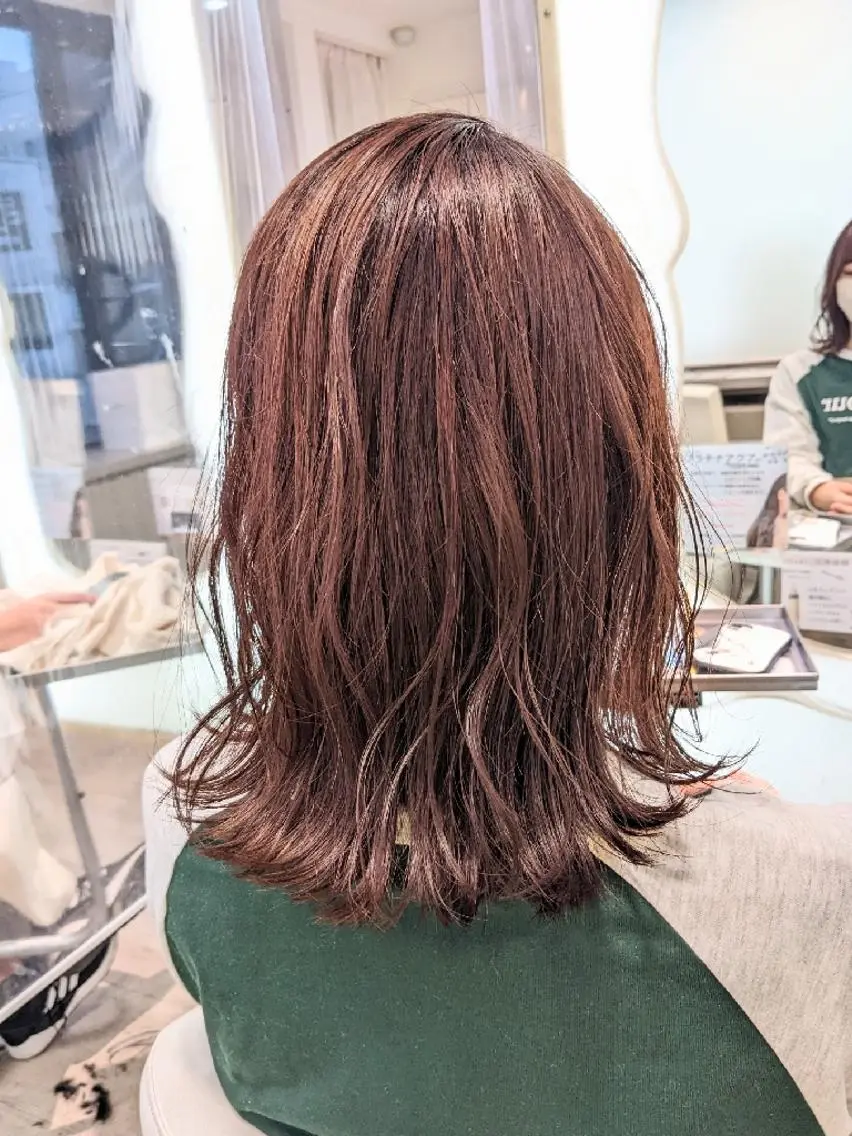 ミディアム カラー 小川 健治✨のヘアスタイル