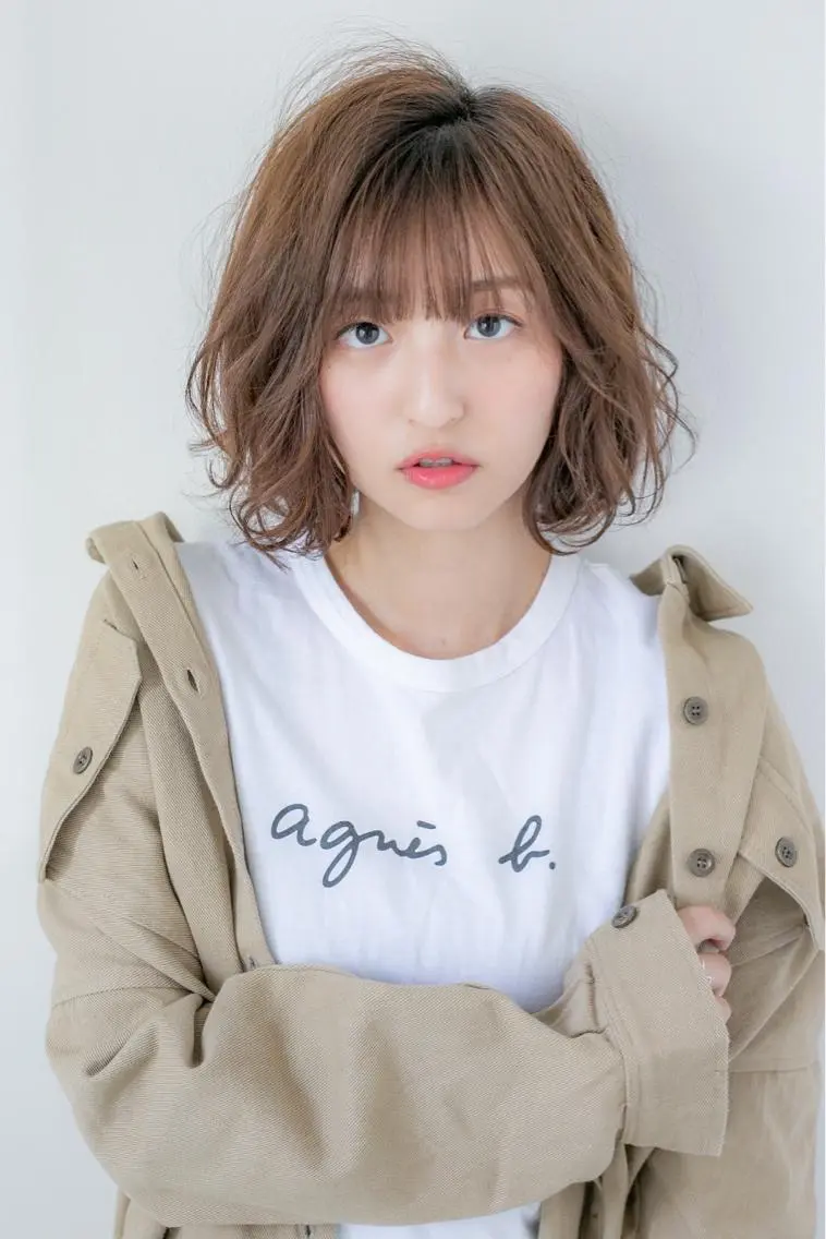ミディアム 髪質改善レイヤー/ ボブたんの翔太のヘアスタイル